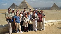 Group Tour to Giza pyramids sphinx camel ride from Le Meridian pyramids Hotel