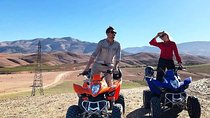 Quad biking in Marrakech desert palm grove
