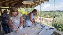 Cooking Class and Lunch at a Tuscan Farmhouse with Local Market Tour from Florence