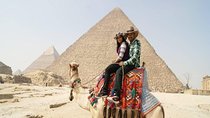 Cairo Layover Tour to Giza Pyramids Egyptian Museum, Bazaar Sound & Light Show
