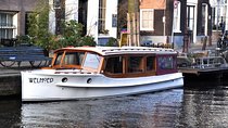 Private Guided Historic Amsterdam Canal Cruise in a Salon Boat