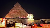 Pyramids of Giza Sound and Light Show from Cairo
