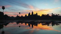 Sunrise over Angkor Wat Temple in Siem Reap