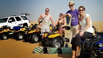 Dubai Desert Morning Tour in 4WD Vehicle: Camel Ride, Quad Bike Tour, Sandboarding, and Camel Farm