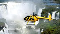 Helicopter flight over Iguazu Falls