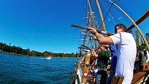 Sydney Harbour Tall Ship Laser Clay Shooting with Mast Climb