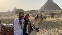 Cairo layover tour Giza pyramids Egyptian museum local bazaars Camel ride Lunch