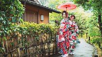 Long-sleeved 'Furisode' Kimono Experience in Kyoto