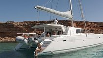 Luxury Catamaran Semi private cruise with meals & drinks and transportation.