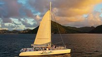 Private Catamaran Sunset Cruise from St Lucia for Up to 15 Guests