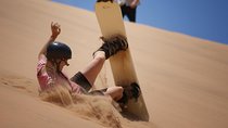 Private Desert Sandboarding Camel riding tour