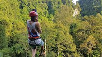 Thrilling Zipline Adventures at Thai'd Up in Krabi's Lush Jungle