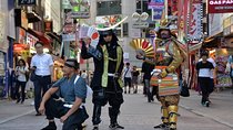 Samurai photo shooting at Street in Shibuya