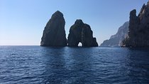 Capri and Blue Grotto by Gozzo Boat and Anacapri from Naples