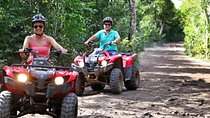 Discover the Adrenaline with Atvs ziplines single and a real Mayan cenote