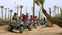 ATV Quad biking in Marrakech desert palmgrove