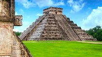 Pyramid in Jungle- Coba, Chichen Itza- most important Maya city, sacred Cenote 