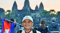 3-D Angkor Temples With One Sunrise