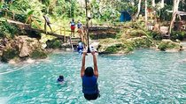 Blue Hole Secret Falls and River Tubing Private Tour