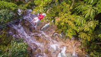 Dunn's River Falls and Zipline (Over the Falls) Adventure Tour from Ocho Rios