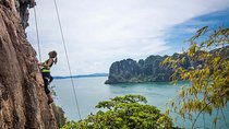 Beginner's Full Day Rock Climbing and Caving Tours at Railay Beach in Krabi
