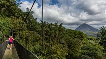 Hanging Bridges +La Fortuna Waterfall+ Arenal Volcano Hike Combo Experience