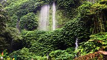 Benang kelambu waterfall and benang stokel waterfall lombok