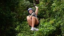 AMA Extreme 7 Zipline Cables in Arenal above La Fortuna Waterfall
