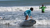 Surf lesson & Beach day in Playa Caracol
