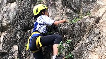 Rock Climbing guiding, top rope climbing includes full climbing gears and shoe.