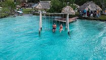  Travel Boat in Pontoon to Bacalar & Cenote Azul from Cancun