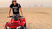 ATV with a stunning pyramids view