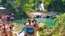Ocho Rios Highlights, Blue Hole Secret Falls, and Jerk Stop from Falmouth