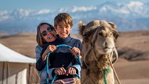 Agafay Desert Camel Experience with snack from Marrakech