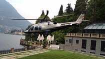 A private helicopter tour over lake Como