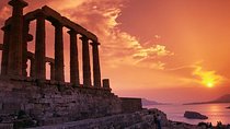 Sunset from the temple of Poseidon at Cape Sounio (Half Day Tour)
