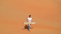 Exclusive Sunrise Desert Safari with Camel Ride Sand Boarding Dune Bashing