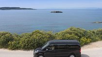 Departure Private Transfer from Island to Corfu Airport CFU or Port by Minivan