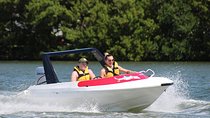 Speedboat adventure through the Nichupte Lagoon. Snorkel included.