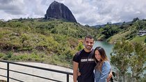 Guatape Town with El Penol Giant Rock