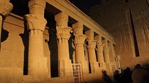 A sound and light show in the Philae Temple.