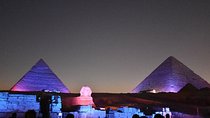 Cairo: Evening Sound and Light Show at Giza Pyramids with entrance fee