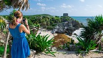 4 PLACES 1 DAY Tour to Coba and Tulum Ruins, Cenote and Playa del Carmen.