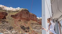 Island Hopping: Santorini Catamaran Charter Cruise with a skipper
