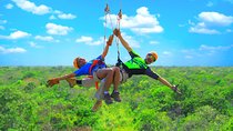 Discover an amazing world:Cenote exploration and jungle soaring. Buffet included