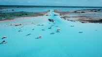 Colorful BACALAR. Incredible Pontoon Tour in one day from Cancun or Riviera Maya