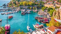 from city of Side: Excursion to Antalya City with Waterfall Visit