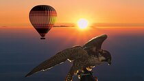Amazing Hot Air Balloon With Beautiful Desert Sunrise View