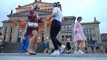Silent disco through downtown Berlin with flash mobs