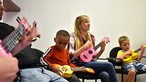 Music Magic: Ukulele & Djembe Drum Intro Lesson w/ NGO Kids add-on